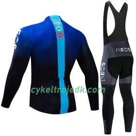 Cykeltøj Langærmet + Bib Cykelbukser 2019 TEAM INEOS N002